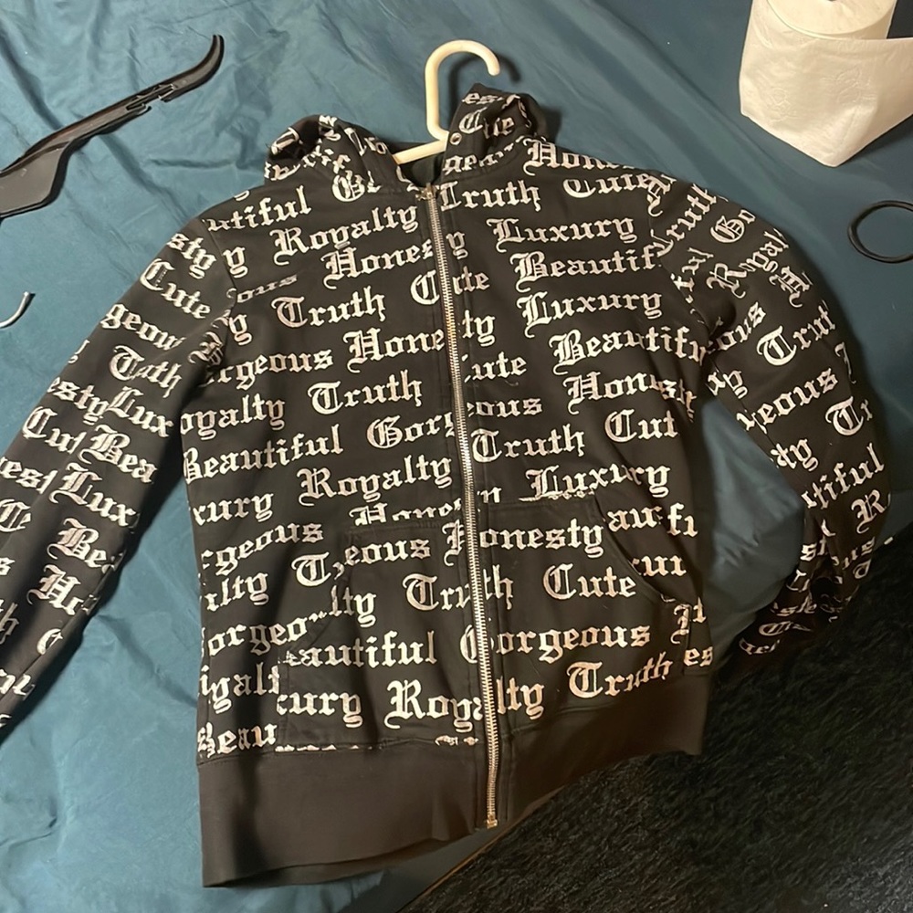 feathers jacket. don’t wear anymore